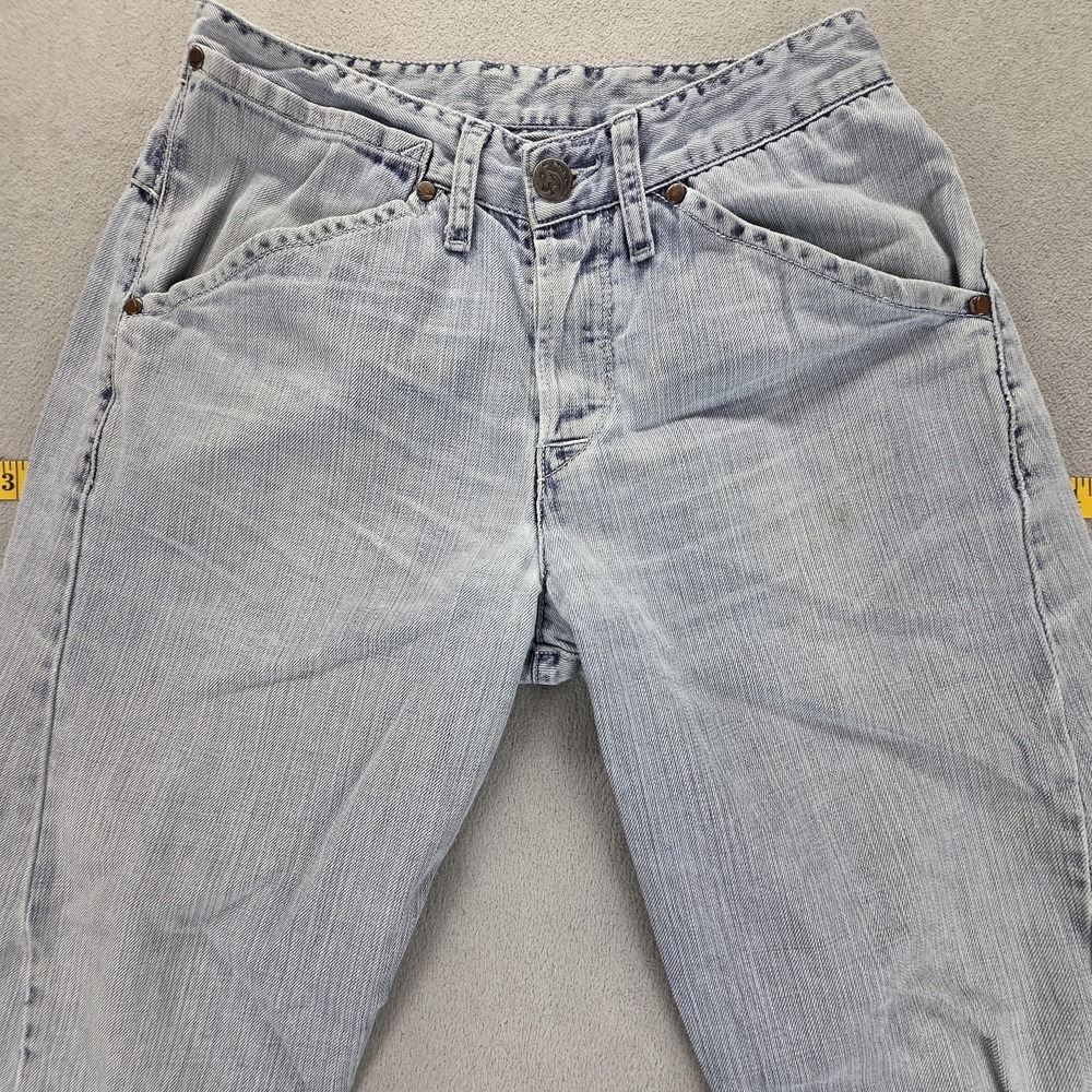Vintage Levis Engineered Jeans Womens Blue Twisted Button Fly Fits 26x29 - Picture 10 of 16